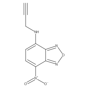 7-nitro-N-(prop-2-ynyl)-2,1,3-benzoxadiazol-4-amine结构式