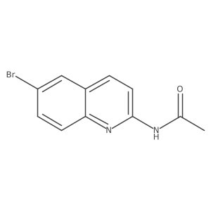 N-(6-bromoquinolin-2-yl)acetamide Structure