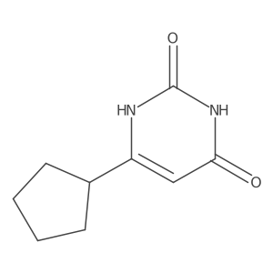 6-cyclopentylpyrimidine-2,4(1H,3H)-dione Structure