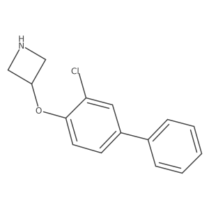 3-((3-Chloro-[1,1'-biphenyl]-4-yl)oxy)azetidine结构式