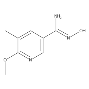 N-Hydroxy-6-methoxy-5-methylnicotinimidamide Structure