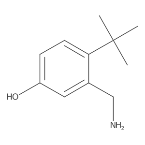 3-(Aminomethyl)-4-tert-butylphenol Structure