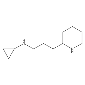 N-(3-(piperidin-2-yl)propyl)cyclopropanamine结构式
