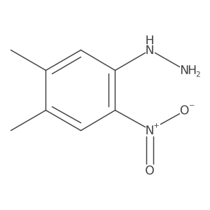 1-(4,5-Dimethyl-2-nitrophenyl)hydrazine结构式