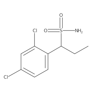 1-(2,4-Dichlorophenyl)propane-1-sulfonamide Structure