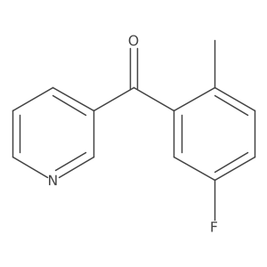 3-(5-Fluoro-2-methylbenzoyl)pyridine结构式