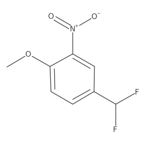4-(difluoromethyl)-1-methoxy-2-nitro-benzene Structure