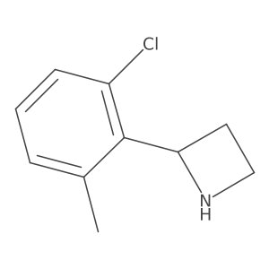 2-(2-Chloro-6-methylphenyl)azetidine结构式