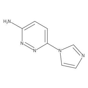 3-Amino-6-(1-imidazolyl)pyridazine Structure