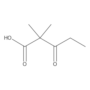 2,2-Dimethyl-3-oxopentanoic acid结构式