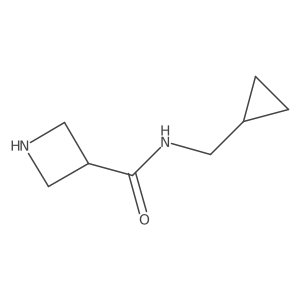 N-(cyclopropylmethyl)azetidine-3-carboxamide Structure