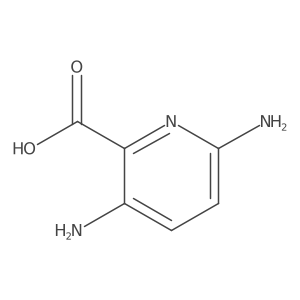 3,6-Diaminopyridine-2-carboxylic acid结构式