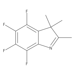 4,5,6,7-Tetrafluoro-2,3,3-trimethyl-3H-indole结构式