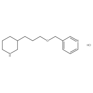 3-((3-(Piperidin-3-yl)propoxy)methyl)pyridine hydrochloride Structure