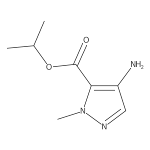 Isopropyl 4-amino-1-methyl-1h-pyrazole-5-carboxylate Structure
