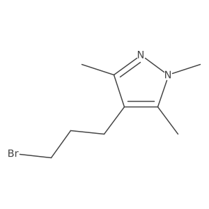 4-(3-bromopropyl)-1,3,5-trimethyl-1H-pyrazole Structure