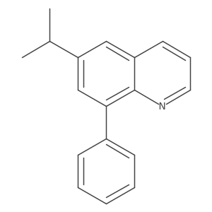 6-(1-Methylethyl)-8-phenylquinoline结构式