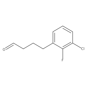 4-(3-Chloro-2-fluorophenyl)butanal结构式