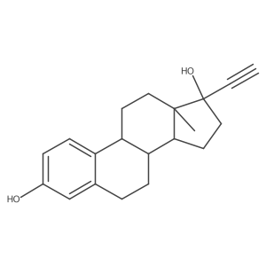(9I(2),14I(2),17I+/-)-19-Norpregna-1,3,5(10)-trien-20-yne-3,17-diol结构式