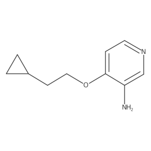4-(2-Cyclopropylethoxy)pyridin-3-amine结构式