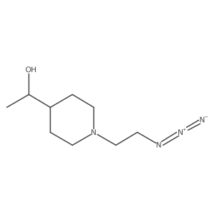 1-(1-(2-Azidoethyl)piperidin-4-yl)ethan-1-ol结构式