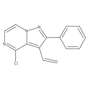 4-Chloro-2-phenylpyrazolo[1,5-a]pyrazine-3-carbaldehyde结构式