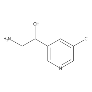 2-Amino-1-(5-chloropyridin-3-yl)ethan-1-ol Structure