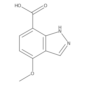 4-methoxy-1H-indazole-7-carboxylicacid Structure