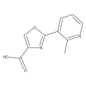 2-(2-Methylpyridin-3-yl)-1,3-oxazole-4-carboxylic acid Structure