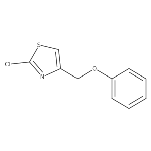 2-Chloro-4-(phenoxymethyl)-1,3-thiazole结构式