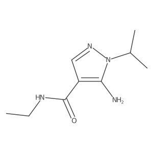 5-Amino-N-ethyl-1-isopropyl-1H-pyrazole-4-carboxamide Structure