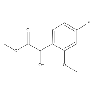 Methyl 2-(4-fluoro-2-methoxyphenyl)-2-hydroxyacetate Structure