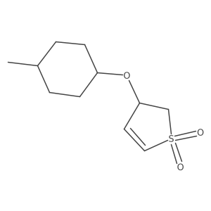 3-[(4-Methylcyclohexyl)oxy]-2,3-dihydro-1lambda6-thiophene-1,1-dione结构式