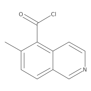 6-Methylisoquinoline-5-carbonyl chloride Structure