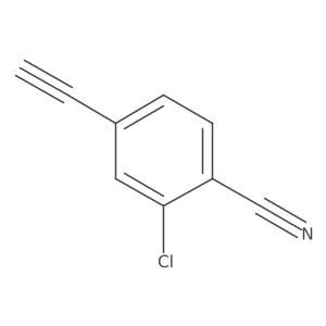 2-Chloro-4-ethynylbenzonitrile Structure