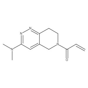 1-[3-(dimethylamino)-5H,6H,7H,8H-pyrido[4,3-c]pyridazin-6-yl]prop-2-en-1-one Structure