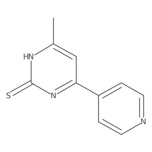 6-methyl-4-pyridin-4-yl-1H-pyrimidine-2-thione结构式