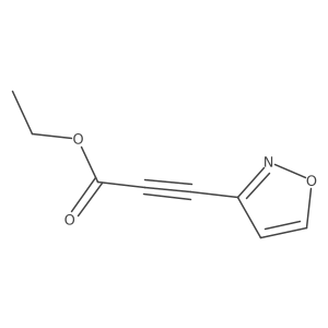 Ethyl 3-(1,2-oxazol-3-yl)prop-2-ynoate结构式