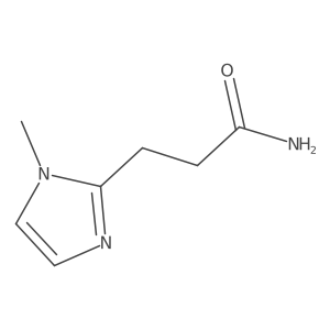 3-(1-methyl-1H-imidazol-2-yl)propanamide结构式