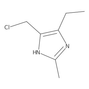 5-(chloromethyl)-4-ethyl-2-methyl-1H-imidazole Structure
