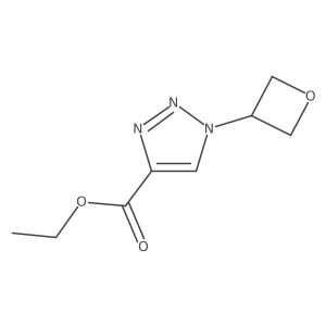 ethyl 1-(oxetan-3-yl)-1H-1,2,3-triazole-4-carboxylate结构式