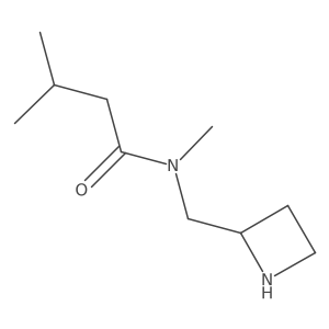 N-[(azetidin-2-yl)methyl]-N,3-dimethylbutanamide结构式