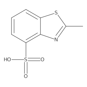 2-Methyl-4-benzothiazolesulfonic acid结构式