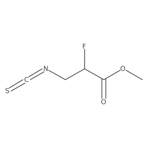 methyl (2S)-2-fluoro-3-isothiocyanatopropanoate结构式