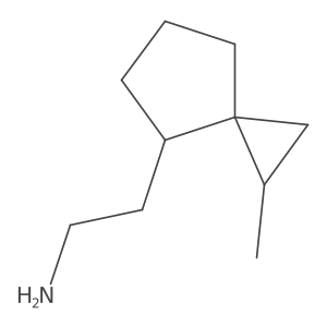 2-{1-Methylspiro[2.4]heptan-4-yl}ethan-1-amine Structure