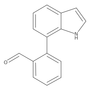 2-(1H-indol-7-yl)benzaldehyde Structure