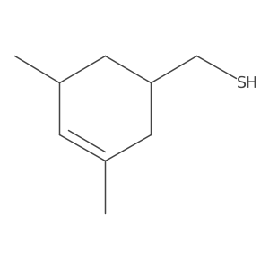 (3,5-Dimethylcyclohex-3-en-1-yl)methanethiol结构式