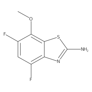 4,6-Difluoro-7-methoxybenzo[D]thiazol-2-amine Structure