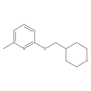 2-Methyl-6-[(oxan-4-yl)methoxy]pyridine Structure