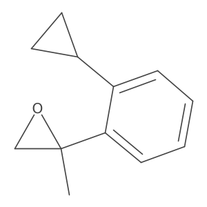2-(2-Cyclopropylphenyl)-2-methyloxirane Structure